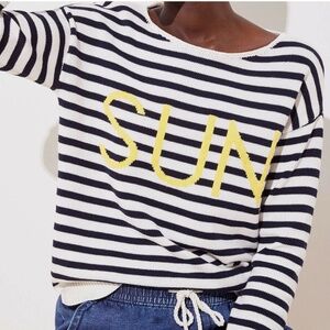 LOFT Sun Stripe Sweater - Medium - NWT!